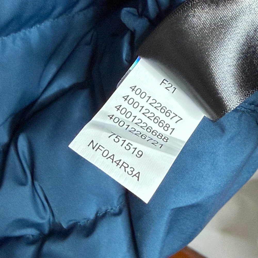 The North Face Aconcagua II 550 Down Puffer Jacket Teal Blue Women's Medium - Picture 10 of 10